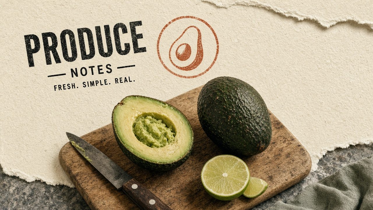 Avocados ripeness staging — soft tonight, firmer later